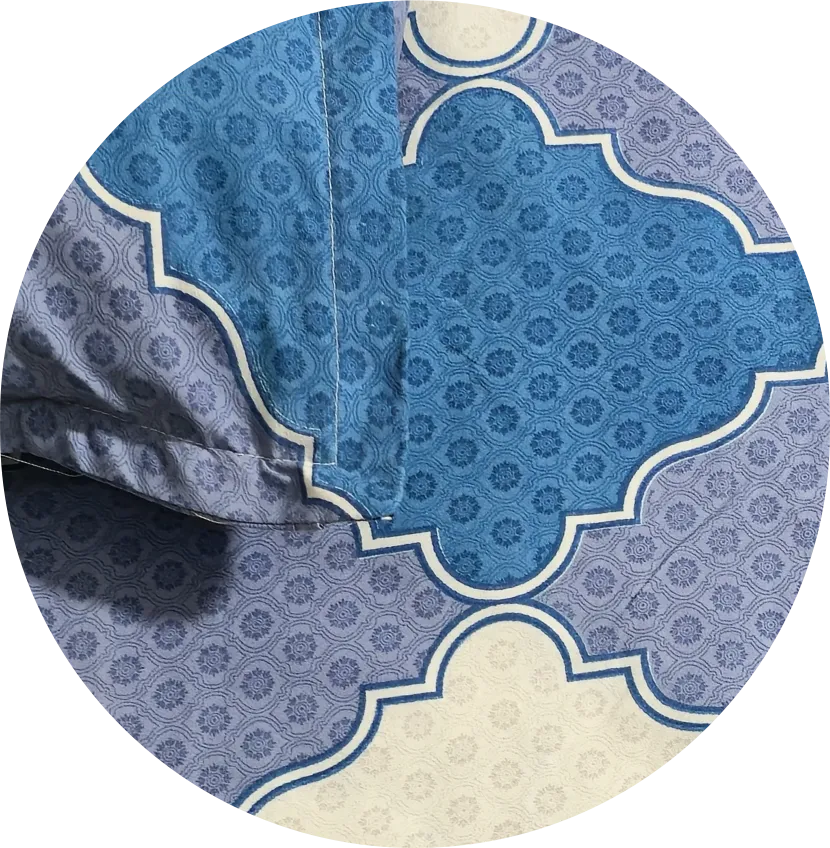 Premium Cotton Bedsheet Texture